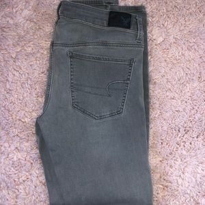 grey american eagle jegging